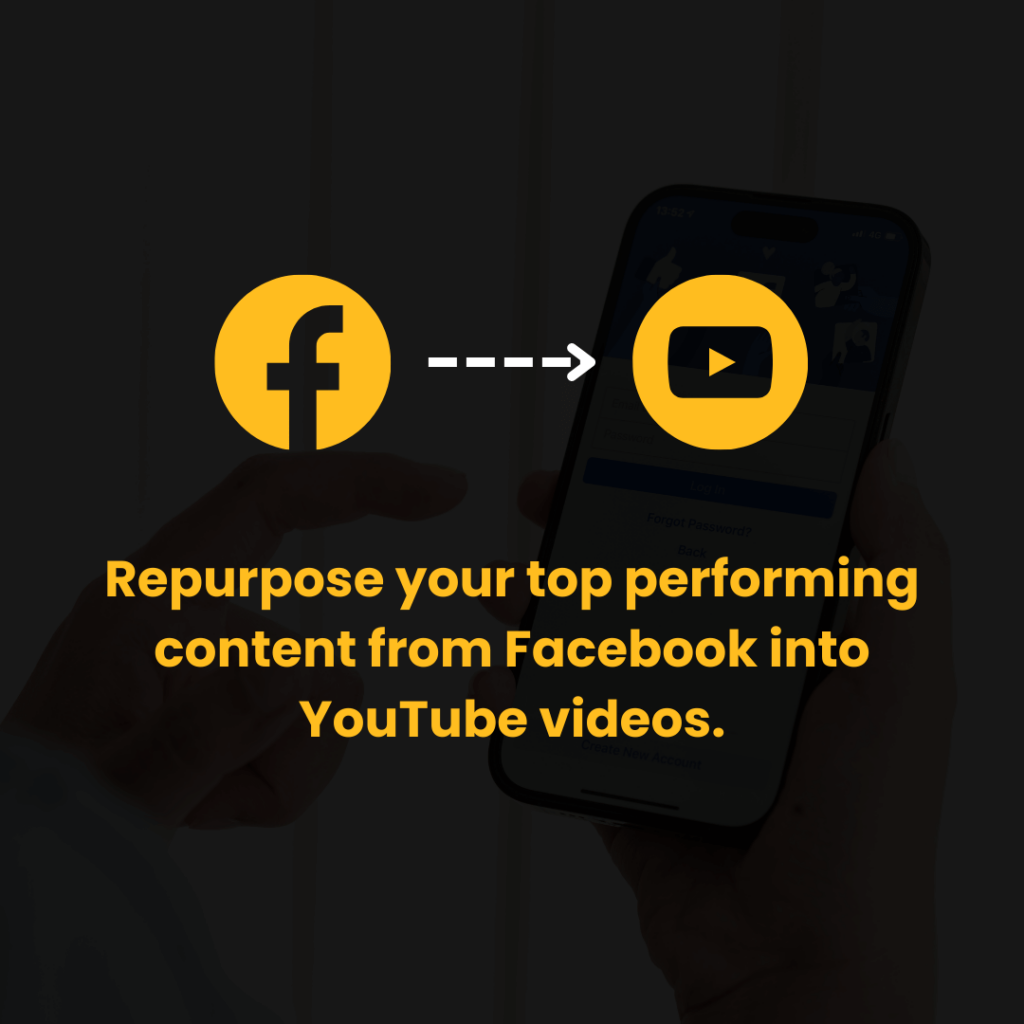 Repurpose your top-performing content from Facebook into YouTube videos