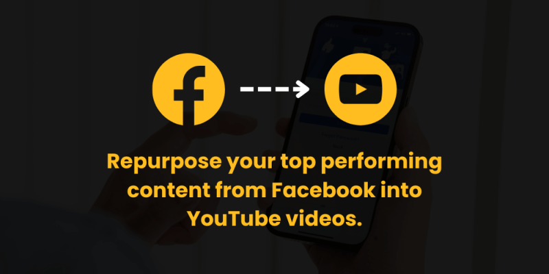 Repurpose your top-performing content from Facebook into YouTube videos